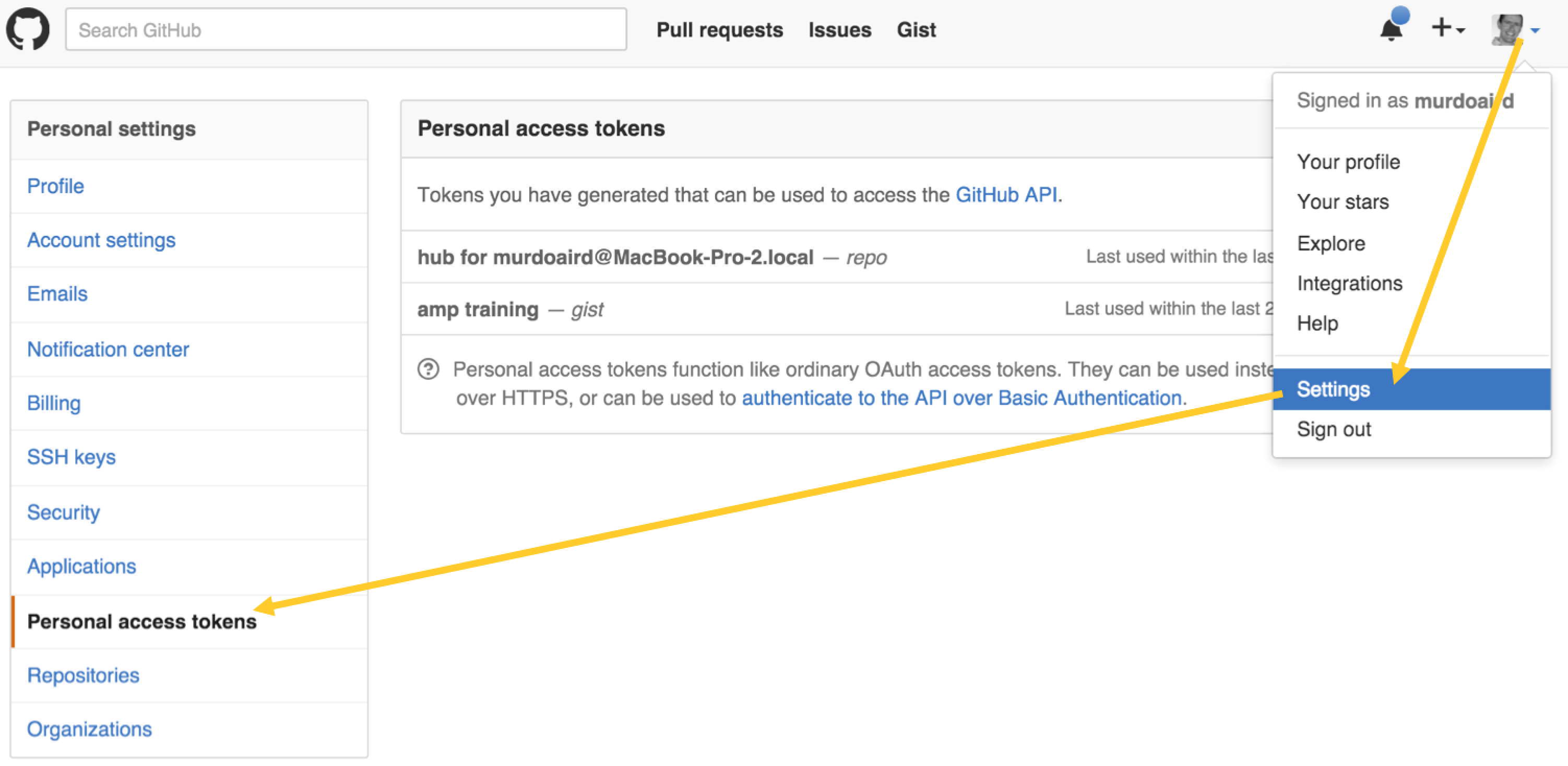 Create a new access key Create a new access key.